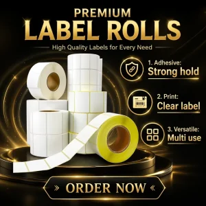Customizable Self Adhesive Stickers Personalized Brand Logo Printing Paper Labels for Food Packaging Jar and Bottle
