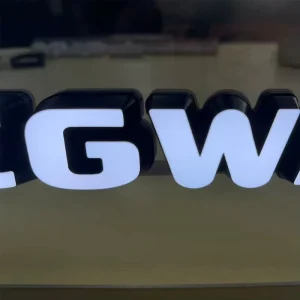 Customizable Size Acrylic Mini LED Letters High Brightness Advertising Home Mall Outdoor Illuminated Signage
