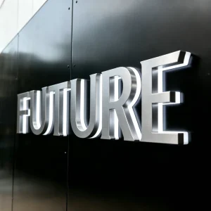 Customizable Stainless Steel LED Backlit Signage 3D Lighted Channel Letters for Shop Salon Office Exterior and Interior Decoration