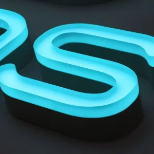 Customizable Stainless Steel LED Front Light Jelly Letters for Outdoor Use in Companies Mall & Hospitals