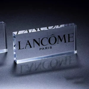 Customizable Waterproof Acrylic Die Cut Shape Sign Board Display Stand UV Resistant PVC Cover for Cosmetics Advertising