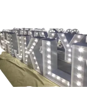 Customizable Waterproof LED Letters for Outdoor Advertising Billboards