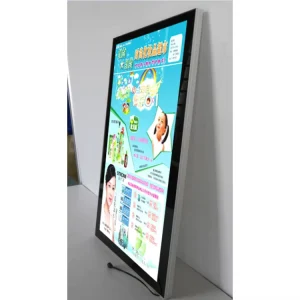 Customization Commercial Store Signage Advertising Aluminum Frame Magnetic Light Box Ultra Slim Design High Brightness Indoor