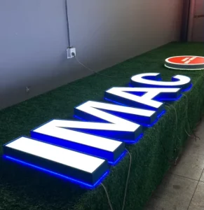 Customization Design White Acrylic Decorative Light Up Letters Eco-Friendly Waterproof Indoor Outdoor Use