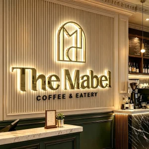 Customization Metal 3D Backlit Lighting Letters Store Sign Backlit Sign Custom LED Sign for Business Sign
