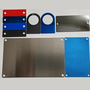 Customization Metal Embossed Logo Company Name Plates Aluminum Labels for Display Cabinet