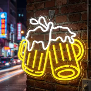 Customize DIY LED Beer Neon Lights Illuminated Letters Bar Decorative Pub Ambiance Light Signs Business Use Store Signs IP65