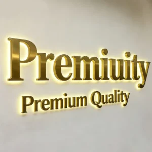 Customize Letter Lights Signboard 3D Design Custom Logo Sign LED Sign Business