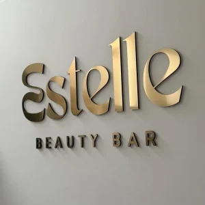 Customize Shop 3D Colorful Exposy Resin Face Front Lit Channel Letter Logo Sign LED Lighting Epoxy Resin Letter Sign CE Rohs