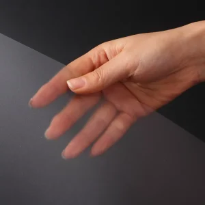 Customize Size Transparent Matt Frosted Rigid Pvc Sheet For Name Card Printing