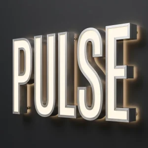 Customized 3D LED Letters Luminous Logo Sign with Programmable RGB Lighting for Shop