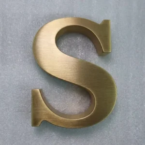 Customized 3D Laser cut Logo Sign Outdoors Rustproof Metal Lettering for Company Business Name Signs