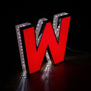 Customized 3D Letters Sign LED Illuminated Signs Light Up Letters Outdoor Signage Front Lighted Letter for Store