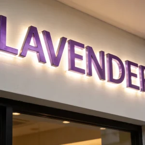 Customized 3D Luminous Acrylic Letter External Illuminated Building Signs LED Channel Letters for Shop