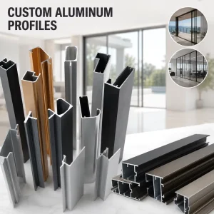 Customized 6000 Series Aluminium Sliding Door Profile 4080 Anodizing Powder Coating Bending Cutting Welding Processing Services