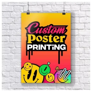 Customized A1 A2 A3 A4 Waterproof Vinyl Digital Printing Poster Printing Paper Full Color Printing Poster Service Poster