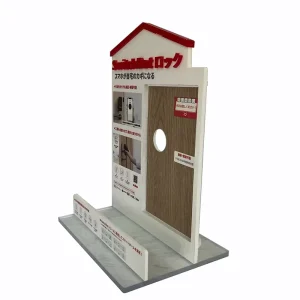 Customized Acrylic Fingerprint Door Smart Lock Display Retail Store Door Lock Rack Pmma Door Lock Display Stand