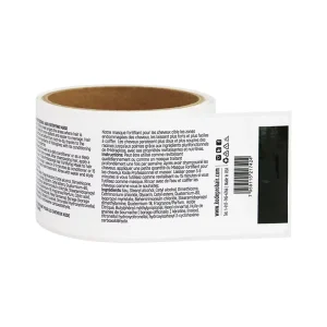 Customized Adhesive Vinyl Printed Label Stickers Roll Printed with Logo for Cosmetics