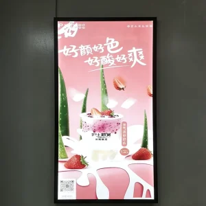 Customized Advertising Ultra-Thin LED Light Boxes Super Bright Rectangle Menu Light Box for Business Advertising Displays