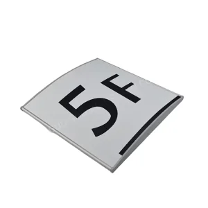 Customized Aluminum Curved Sign Metal Wall Signage