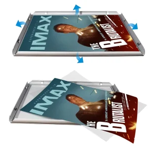 Customized Aluminum LED Ultra Thin Waterproof Magnetic Acrylic Front Hanging Light Box Customizable Brightness Advertising