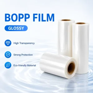 Customized BOPP Pre Coated Hot Laminating Film High Gloss and Soft Matte for Print Protection
