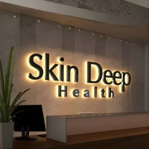 Customized Backlit Sign LED Stainless Steel Channel Letters LED Illuminated 3D Signage Outdoor Sign for Business Advertising