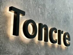 Customized Backlit Sign Led Channel Letters 3D Letter Stainless Steel Led Illuminated Signage Outdoor Sign for Business