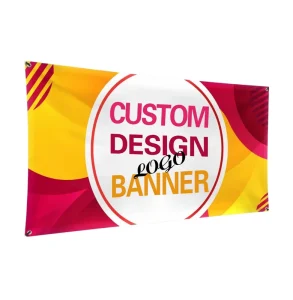 Customized Banner Advertisements Colorful Banner Promotional Slogans Used for Outdoor Corporate Events