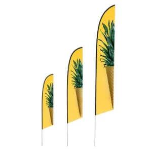Customized Beach Feather Flags Banner Promotion Wind Flying Outdoor Indoor Decorative Advertising Custom Feather Flags