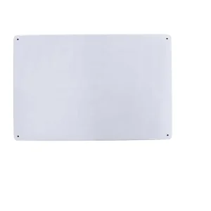 Customized Blank Tin Signs Metal Believe Signs Printing Home Decoration Europe Plaque Blank Metal Plate for UV Printing 4 Color
