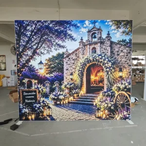 Customized Booth Backlit Fabric Light Box Fully Tailored Design with Your Brand Colors