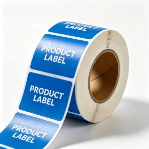Customized Brand Product Adhesive Labels and Stickers Waterproof Roll Label for Packaging