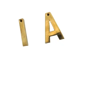 Customized Brass Metal Letter for House Number