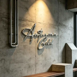 Customized Brushed Stainless Steel Metal Sign Board for Advertising IP65 Waterproof for Companies Bars & Buildings