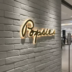 Customized Channel Led Signage Metal Backlit Letters Backlit Building Sign Backlit Letters 3D Channel Letters