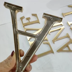 Customized Channel Letter Sign Metal Signage Fabricated Letter for Advertising