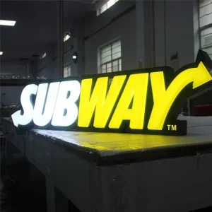 Customized Channel Letters Signs Open Shop LED Signage Acrylic Business Logo Sign Indoor Outdoor Use Custom LED Sign