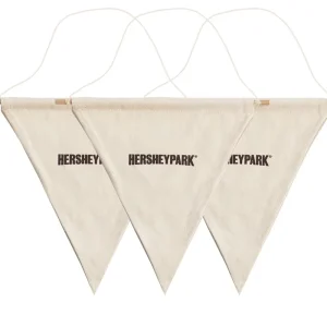 Customized Cotton Canvas Pennant Festival Decor Wall Hanging Flag with Embroidered Design Silk Fabric Pennant Flag