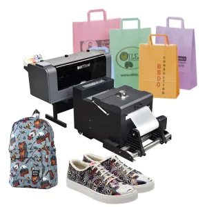 Customized DTF PET Film Printer 30 cm Single Double F1080 Head DTF Direct to Film T Shirt Printer Machine