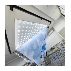 Customized Design Full Blue Sky Printing Stretch Ceiling Film Plafond Tendu For Workshop Ceiling Decoration