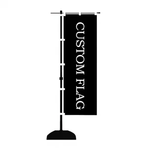Customized Digital Printing Polyester Custom Hanging Banner for Advertising