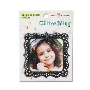 Customized Eco-Friendly High-grade PP PS Glittery Photo Stickers Luminous Decor Adhesives Scrapbook Layouts Home Decoration DIY