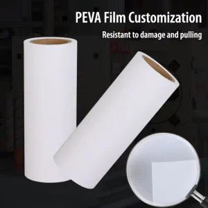 Customized Environment Friendly High Gloss Plain Soft Translucent PEVA Plastic Film Waterproof UV Coating High