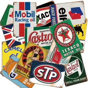 Customized Garage Tin Signs Vintage Retro Car Metal Plates Motorcycle Advertising Plaque Crafts Poster