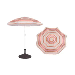 Customized Heavy-Duty Portable Advertising Sun Umbrella Outdoor Beach Commercial Parasol Printed Big Sunshade Hotel Kitchen