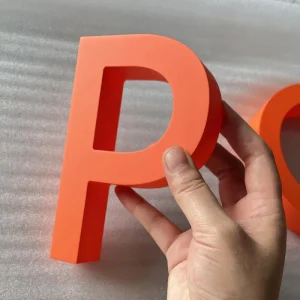 Customized High Quality Backlit Painted Letters Sign for Indoor Advertising Logo Car Wall Mount Acrylic Letters