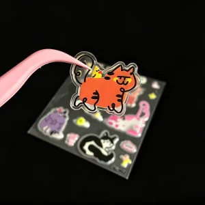 Customized High Quality Cartoon Stickers Epoxy Resin Anime Waterproof Stickers Color Full Decorative Label Sticker