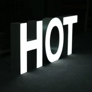 Customized High Quality Mini Acrylic Luminous Words Light LED Lighting Word Mini LED Alphabet Letter
