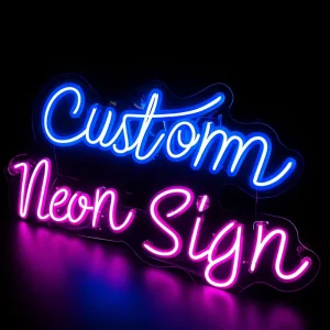 Customized Indoor Atmosphere Design Decoration Silicone Neon Sign Custom Flex Letter with LED Light Faux Neon Look